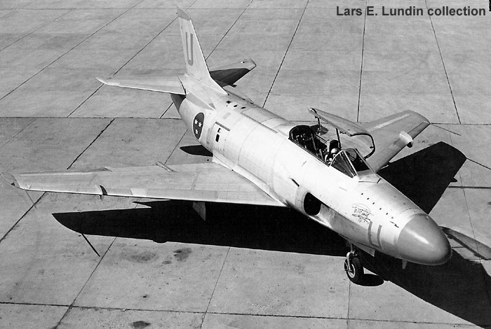 Swedish Air Force Attack Aircraft A 32A - SAAB A 32A Lansen