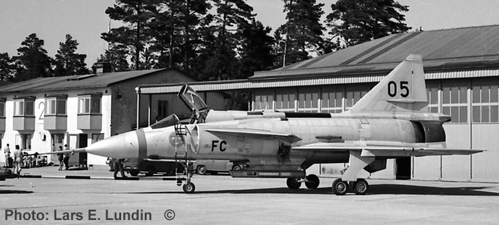 Swedsih Air Force Fighter Bomber AJ 37 SAAB Viggen
