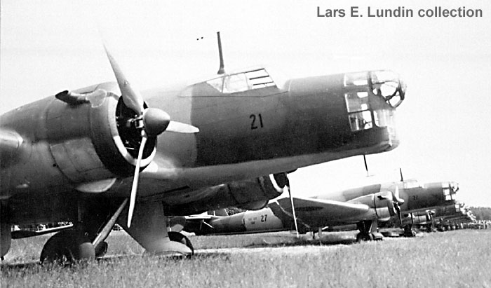 Swedish Air Force Bomber B 3 - Junkers Ju86K