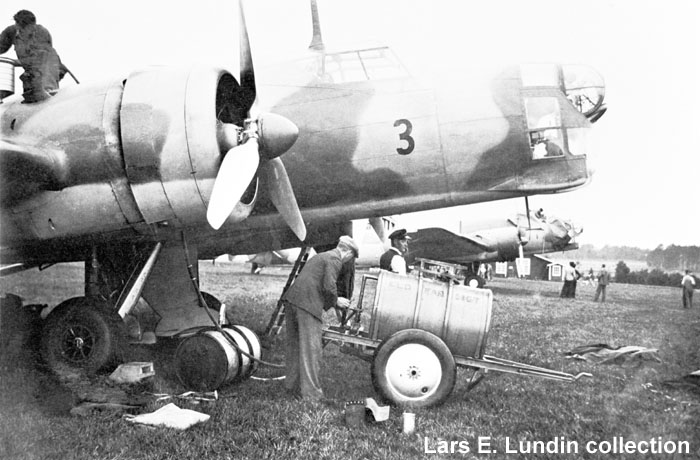 Swedish Air Force Bomber B 3 - Junkers Ju86K