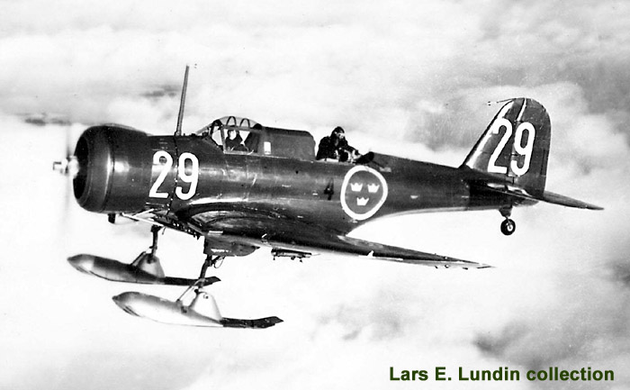 Swedish Air Force Dive Bomber B 5 - Northrop/ASJA 8A-1