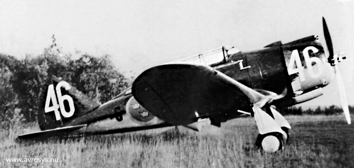 Swedish fighter-bomber Seversky Republic B 6. Scanning and picture processing by Lars Henriksson 