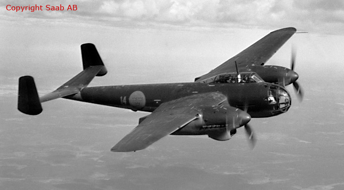 Swedish Air Force Bomber B 18 - SAAB B 18