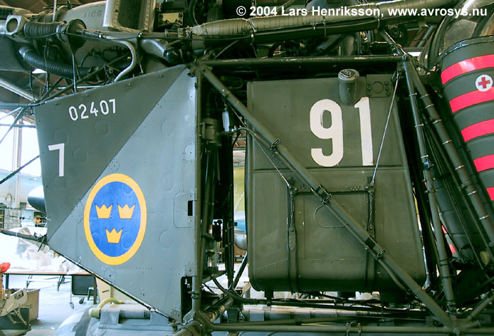 HKP 2 Alouette II - Helicopter for the Swedish Navy, Army and Air Force.