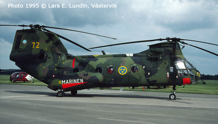 Swedish Navy Helicopter HKP 4B - Boeing Vertol 107
