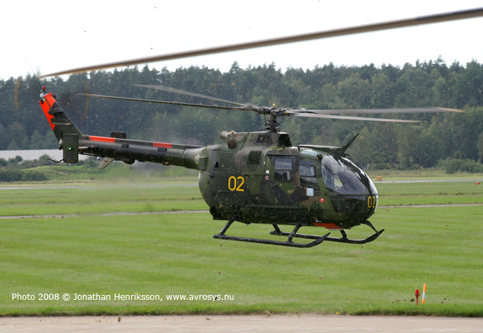 Swedish Armed Forces helicopter HKP 9 MBB BO 105 CBS