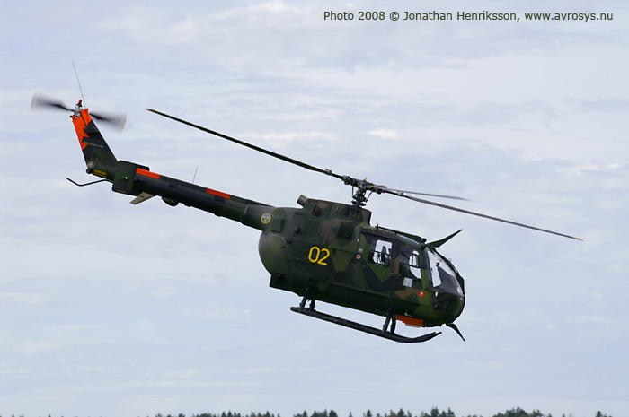 Swedish Armed Forces helicopter HKP 9 MBB BO 105 CBS