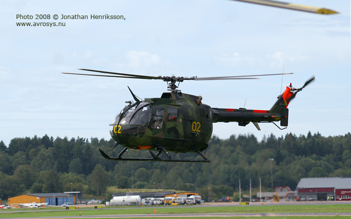 Swedish Armed Forces helicopter HKP 9 MBB BO 105 CBS