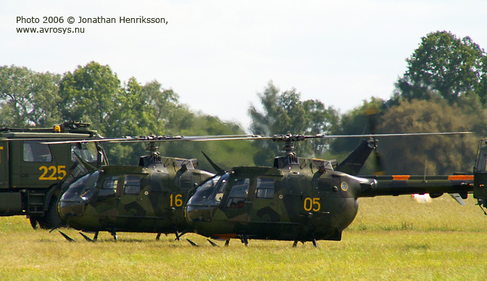 Swedish Armed Forces helicopter HKP 9 MBB BO 105 CBS