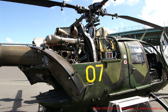 Swedish Armed Forces helicopter HKP 9 MBB BO 105 CBS