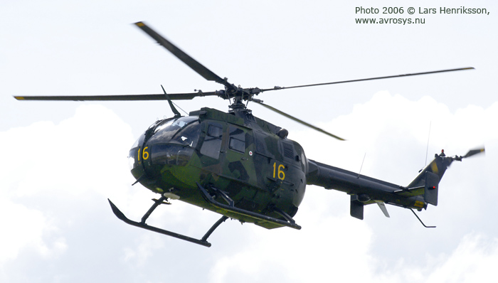 Swedish Armed Forces helicopter HKP 9 MBB BO 105 CBS