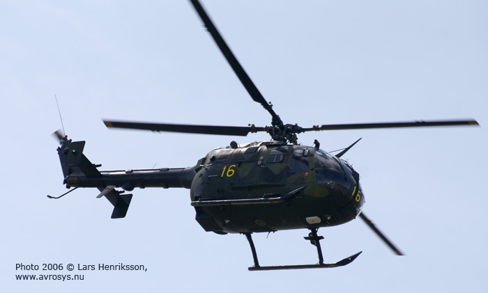 Swedish Armed Forces helicopter HKP 9 MBB BO 105 CBS