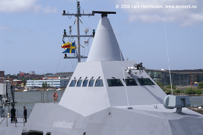 Corvette HMS Härnösand, Swedish Navy. © 2006 Lars Henriksson, www.avrosys.nu.