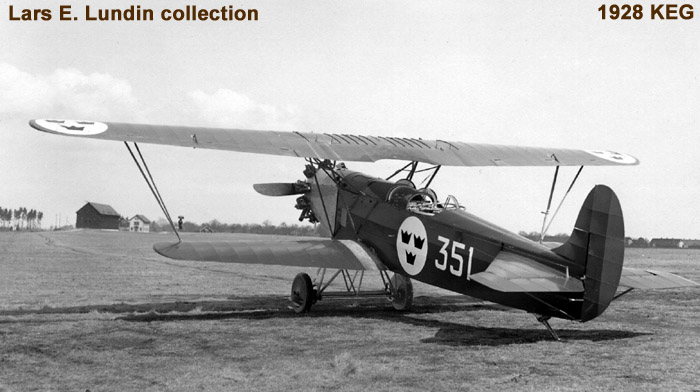 Swedish Air Force Fighter Aircraft J 3 Fokker CV-D. CV-E