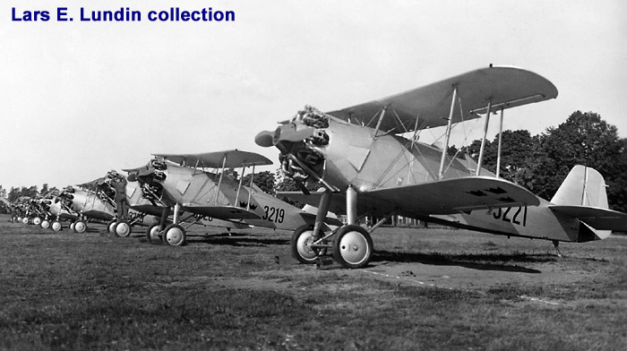 Swedish Air Force Fighter Aircraft J 5 Svenska Aero Jaktfalken