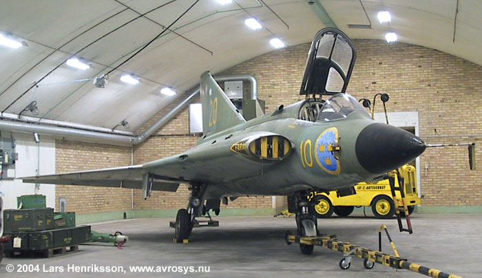 Swedish Air Force Fighter Aircraft J 35F Draken. Photo  Lars Henriksson