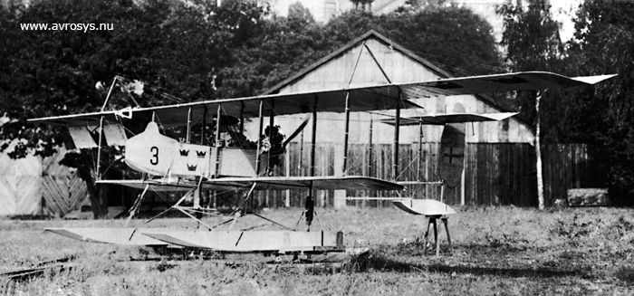 Swedish Navy flying boat No. 3 Farman HF-23 at Galrvarvet, Stockholm. 