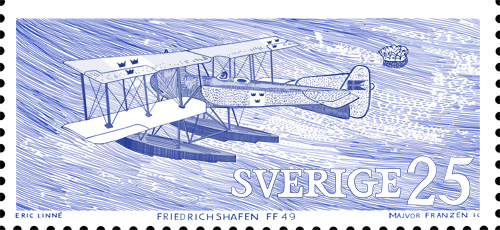 Stamp - Sverige Friedrichshafen FF 49