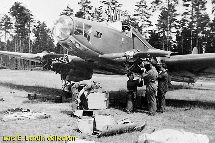 Swedish Photo Mapping Aircraft P 6 Focke-Wulf Fw 58 Weihe