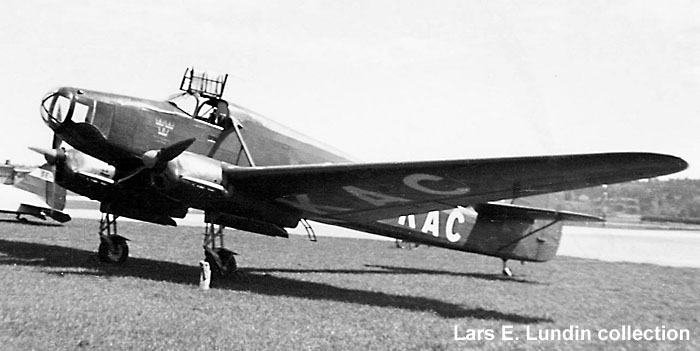 Swedish Photo Mapping Aircraft P 6 Focke-Wulf Fw 58 Weihe