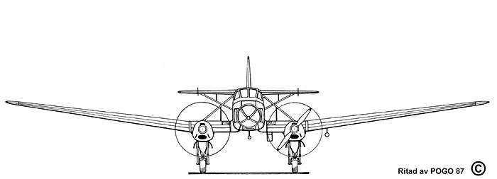 Swedish Photo Mapping Aircraft P 6 Focke-Wulf Fw 58 Weihe