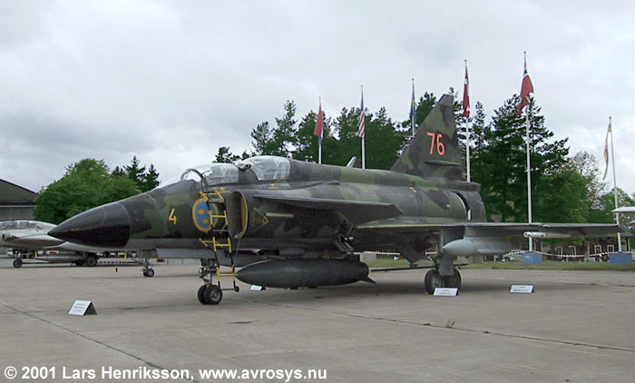 Swedish Air Force  SK 37E SAAB Viggen