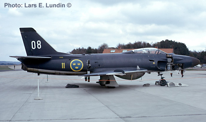 Swedish Air Force Reconnaissance Aircraft S 32C SAAB Lansen