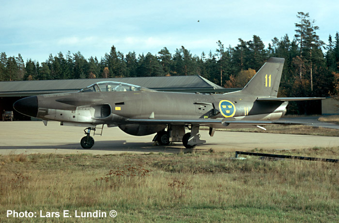 Swedish Air Force Reconnaissance Aircraft S 32C SAAB Lansen