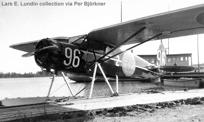 Swedish Air Force Floatplane Tp 6 Fairchild 24-C8CS