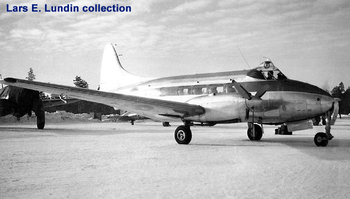 Swedish Air Force Transport Aircraft Tp 46 De Havilland DH 104 Dove 4/Devon