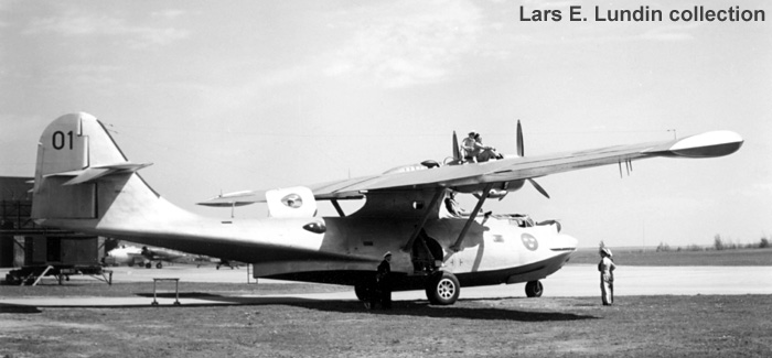 Swedish Air Force Aircraft Tp 47 Catalina / Canso at Karlsborg