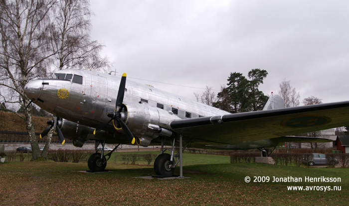 Swedish Air Force Tp 79 Dakota / DC-3 no. 79002. Photo Jonathan Henriksson December 2009