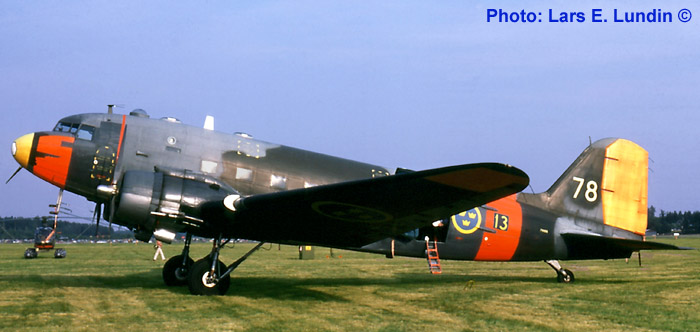 Swedish Air Force Transport Aircraft TP 79 - Douglas DC-3 / C-47