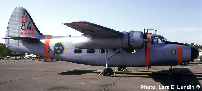 Swedish Air Force aircraft TP 83 Hunting Percival Pembroke  Lars E Lundin