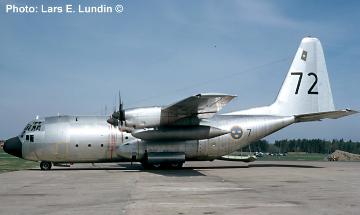Swedish Air Force Transport Aircraft TP 84 Lockheed Hercules