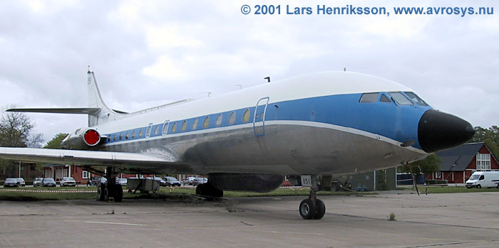 Swedish Air Force ELINT aircraft TP 85 Sud Aviation SE-210 Caravelle III 