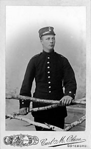 Swedish soldier, beginning of 20th century - 100108