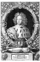 Karl XII (1682-1718). King of Sweden 1697-1718. Size 1600 x 2500 pixels.