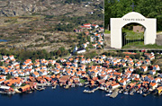 Mollsund kyrka - Flygfoto Lars Henriksson, www.avrosys.nu