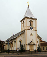 Kungsbacka kyrka, Halland. Foto Lars Henriksson, www.avrosys.nu, 2008