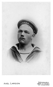 Swedish Navy seaman, armoured ship HMS Thor. Around 1900 - 100134