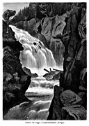 Tesfoss at Vge, Gudbrandsdalen, Norway