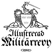 Logotype of the magazine Illustrerad Militrrevy. Size 2208 x 2239 pixels.