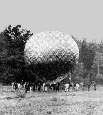 Swedish spherical fortress balloon 1898