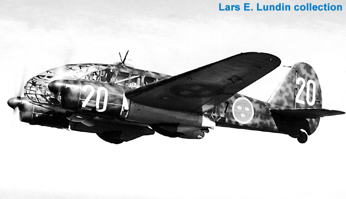 Swedish Air Force Bomber / Long Range Reconnaissance Aircraft B 16 / S 16 Caproni Ca 313