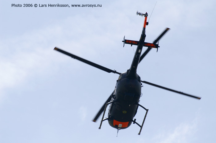 Swedish Armed Forces helicopter HKP 9 MBB BO 105 CBS
