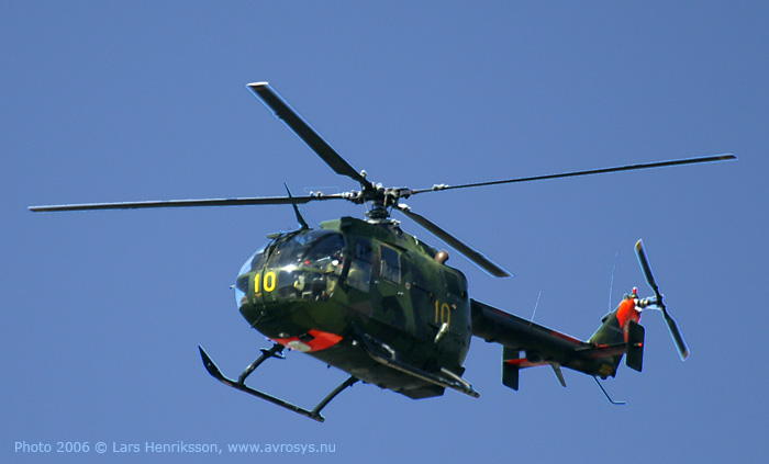 Swedish Armed Forces helicopter HKP 9 MBB BO 105 CBS