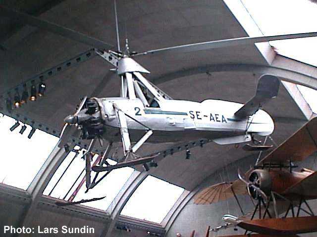 Cierva C.30A SE-AEA owned and operated by the Swedish pilot Rolf on Bahr