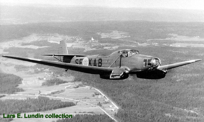 Swedish Photo Mapping Aircraft P 6 Focke-Wulf Fw 58 Weihe