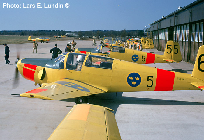 Swedish Air Force trainer aircraft SK 50 SAAB Safir